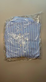 Zara РУБАШКА ОКСФОРД укороченные Cornflower blue | 8112/867/429
