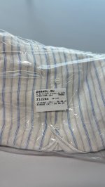 Zara РУБАШКА В ПОЛОСКУ ИЗ ЛЬНЯНОЙ ТКАНИ — коллекция Zara «ZW» striped | 4786/285/104