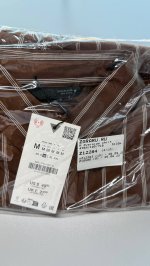 Zara РУБАШКА оверсайз Dark brown | 4764/105/716