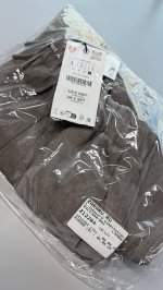 Zara КОМБИНИРОВАННЫЕ ЖАККАРДОВЫЕ БРЮКИ — коллекция Zara «ZW» Grey marl | 8313/668/803