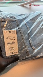 Zara ДЖИНСЫ TRF  С РАЗРЕЗАМИ И СРЕДНЕЙ ПОСАДКОЙ Blue | 6045/128/400