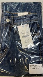 Zara ДЖИНСЫ TRF «Мом Фит» HIGH WAIST Navy blue | 2569/047/401