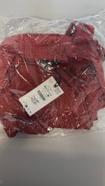 Zara БЛУЗА из коллекции «ZW» С ПРИНТОМ И ЗАВЯЗКАМИ Red | 9117/072/600
