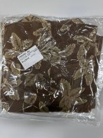 Zara ЖАККАРДОВАЯ РУБАШКА С ЦВЕТОЧНЫМ РИСУНКОМ Zara «Otis Kwame Kye Quaicoe» Brown / Taupe | 5344/270/737