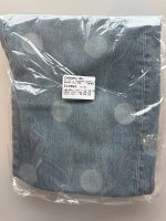 Zara ДЖИНСЫ баллон С ЭФФЕКТОМ ПОТЕРТОСТИ В ГОРОШЕК HARRY LAMBERT FOR ZARA X DISNEY Blue | 6045/711/400