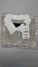 Zara РУБАШКА В ПОЛОСКУ С КОНТРАСТНОЙ ОТДЕЛКОЙ — коллекция Zara «ZW» striped | 4043/254/104