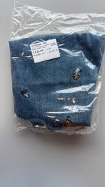 Zara ДЖИНСЫ Багги С ВЫШИВКОЙ MICKEY MOUSE AND FRIENDS © DISNEY Mid-blue | 4441/665/427