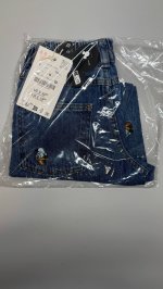 Zara ДЖИНСЫ Багги С ВЫШИВКОЙ MICKEY MOUSE AND FRIENDS © DISNEY Mid-blue | 4441/665/427