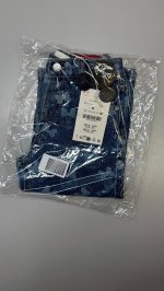 Zara ДЖИНСЫ-КЮЛОТЫ С ПРИНТОМ Минни Маус © Disney Mid-blue | 4433/563/427