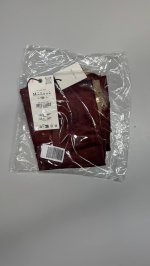 Zara АТЛАСНАЯ ЮБКА С КОНТРАСТНЫМ КРУЖЕВОМ коллекция Zara «ZW» Burgundy | 5344/101/605