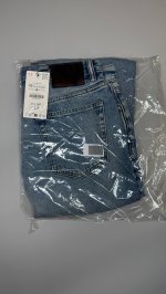 Zara ДЖИНСЫ прямого кроя Mid-blue | 8062/330/427