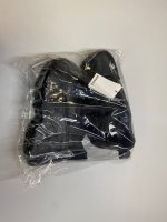 Zara ПРЯМЫЕ ДЖИНСЫ TRF С ДЫРАМИ СРЕДНЕЙ ПОСАДКИ Navy blue | 4730/239/401