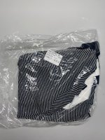 Zara ФУТБОЛКА В РУБЧИК С ВОРОТНИКОМ НА КНОПКАХ Black | 5584/443/800
