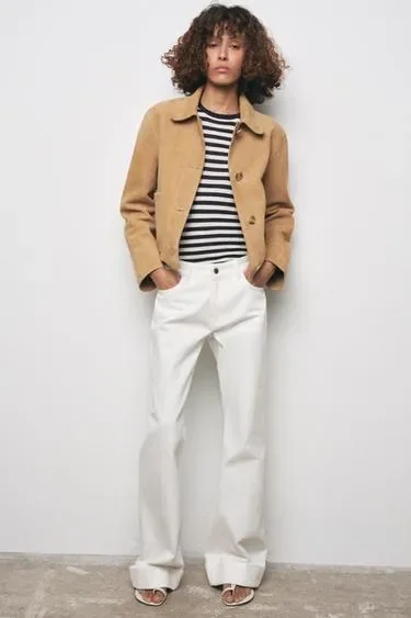 Куртка из 100% замши — коллекция ZARA «ZW», 