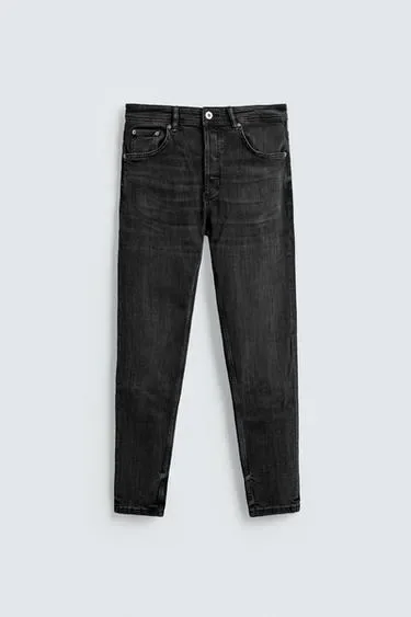 Zara Укороченные джинсы скинни