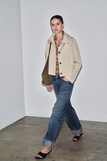 Короткий тренч коллекция ZARA «ZW»