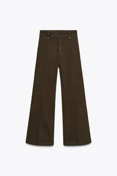 Классические джинсы  с высокой посадкой — коллекция Zara «Zw»