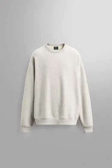 Zara Толстовка с круглым вырезом свободного кроя