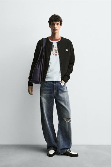Кардиган с нашивкой MICKEY MOUSE HARRY LAMBERT FOR ZARA X DISNEY