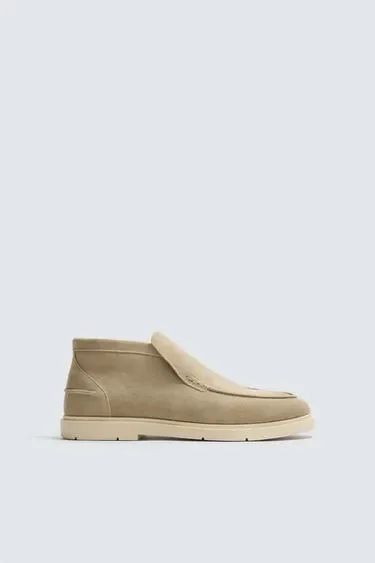 Zara Повседневные кожаные ботинки купить с доставкой.
