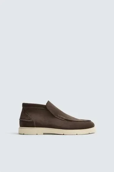 Zara Повседневные кожаные ботинки купить с доставкой.