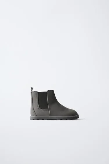 Zara Ботинки из натуральной кожи barefoot