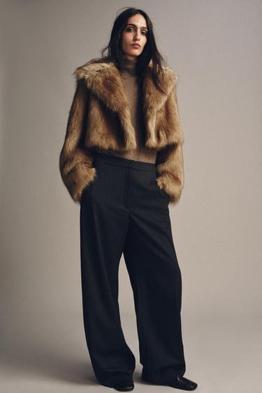 Короткая куртка из искусственного меха — коллекция ZARA «ZW»