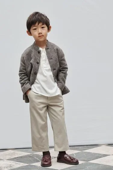 Zara Пальто лимитированной серии из шерстяной смеси (6-10 лет)