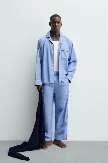 Zara Пижама с контрастной отделкой