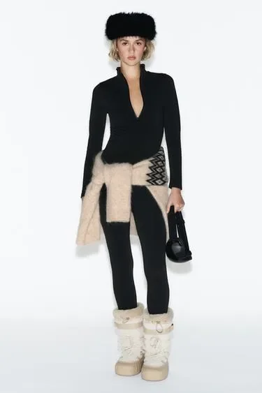 Zara Лыжные очки с линзами S3 и чехлом — коллекция «SKI»