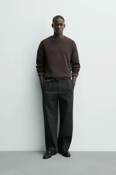 Zara Джемпер жемчужной вязки купить с доставкой.