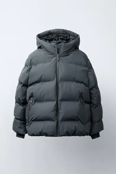 Zara Стеганое пальто с марлевым наполнителем и этикеткой купить с доставкой.