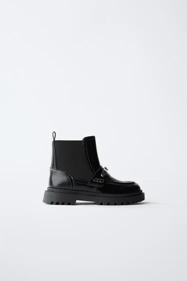 Zara Ботинки с металлическим сердцем купить с доставкой.
