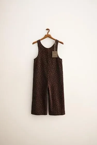 ZARA «TIMELESS» - вельветовый комбинезон с цветочным принтом купить с доставкой.