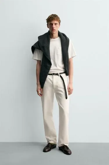 Джинсы прямого кроя Zara «Aaron Levine»