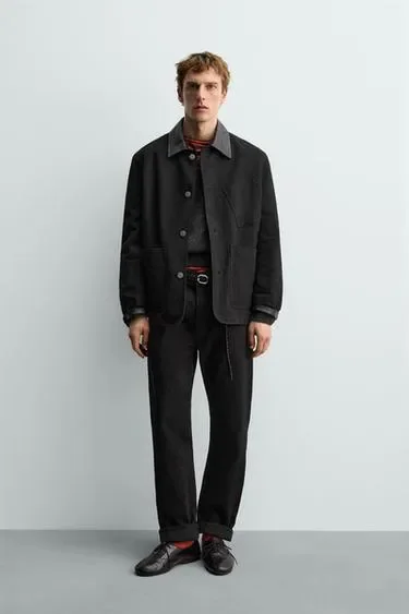 Джинсы прямого покроя буткат эрон левин для zara