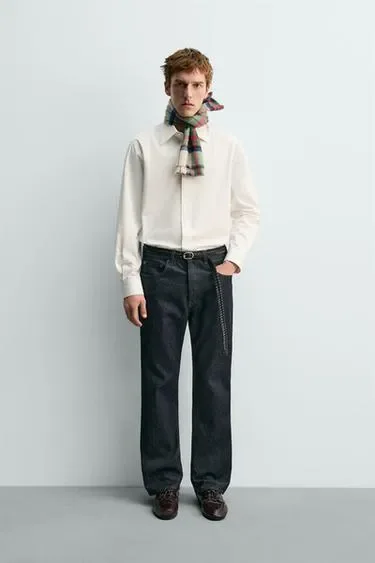 Формальная рубашка ZARA «AARON LEVINE»
