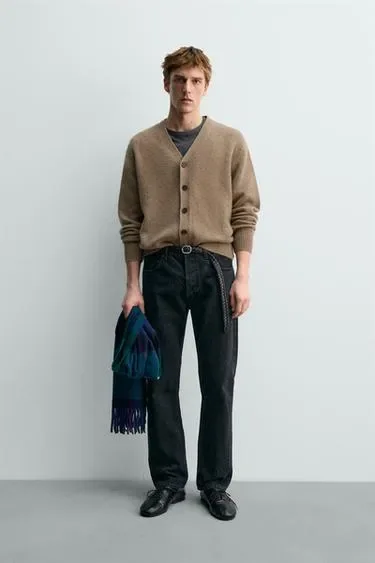 Кардиган из шерсти и кашемира Zara «Aaron Levine»