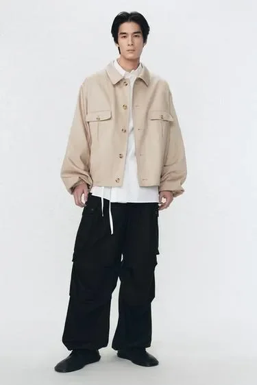 Куртка свободного кроя с карманами ZARA «SOSHIOTSUKI»