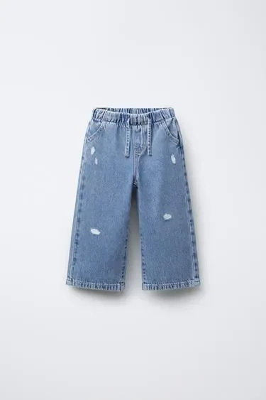 Zara Джинсы  FLUIDO с дырками
