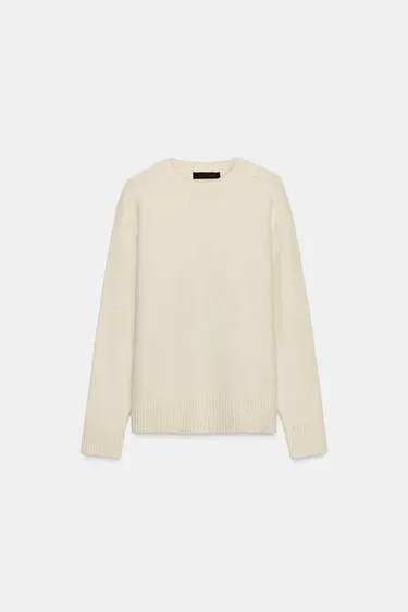 Zara Однотонный свитер