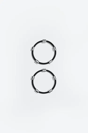 Zara Ободки для волос с бисером