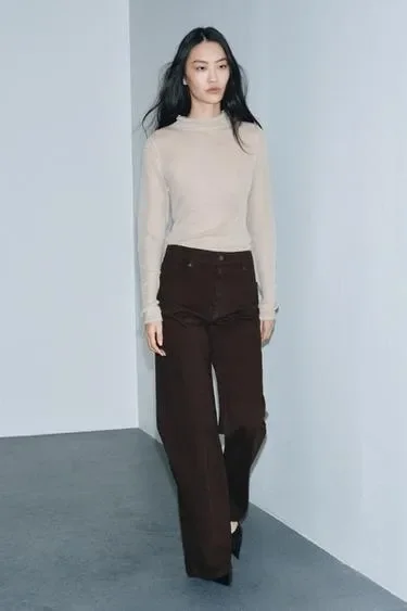 Джинсы  с высокой посадкой — коллекция ZARA «ZW»