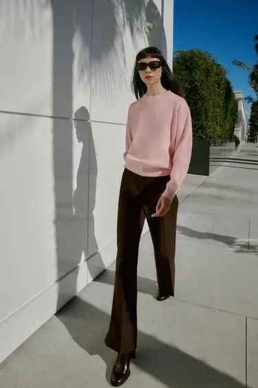 Zara Однотонный свитер