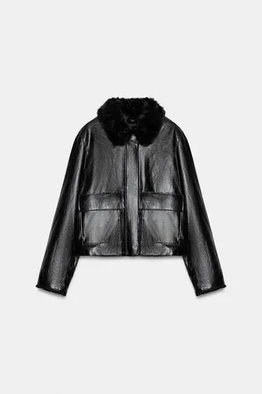 Куртка из искусственной кожи — коллекция ZARA «ZW»