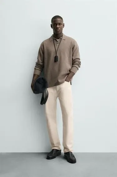 Zara Мягкое трикотажное поло