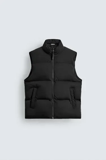 Zara Стеганый жилет классического кроя