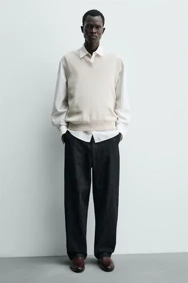 Zara Ботинки челси с острым носом