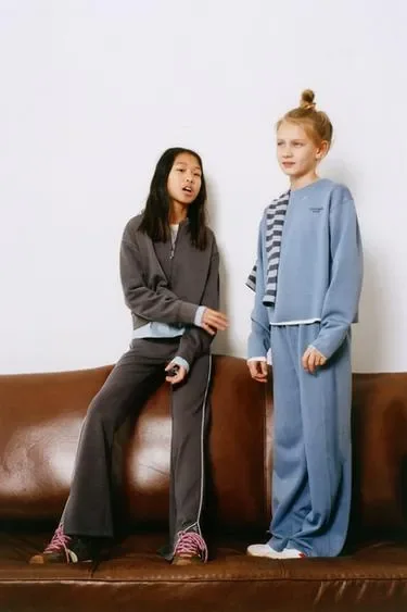 Zara Толстовка в рубчик с модалом