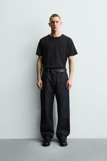 Zara Джинсы свободного кроя чино